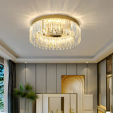 Round LED Crystal Ceiling Light