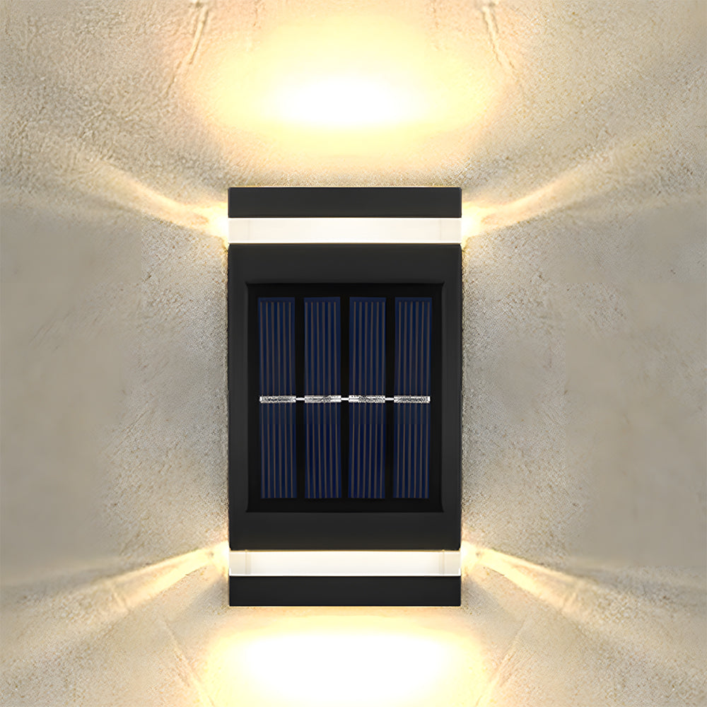 Solar Waterproof UP And Down Wall Lights Night To