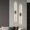 Black Long Strip LED Linear Wall Sconce