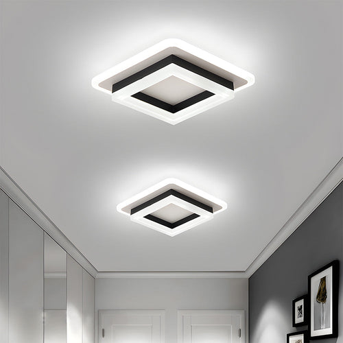 Contemporary Simplicity Hallway LED Ceiling Lights In Cold White