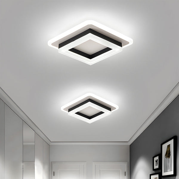 Contemporary Simplicity Hallway LED Ceiling Lights In Cold White
