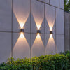 Waterproof Outdoor Solar Wall Lights Up & Down Fence