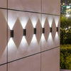 Outdoor Solar Lights Up And Down Modern Outdoor Wall