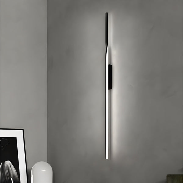 Modern Linear Black LED Wall Lamp