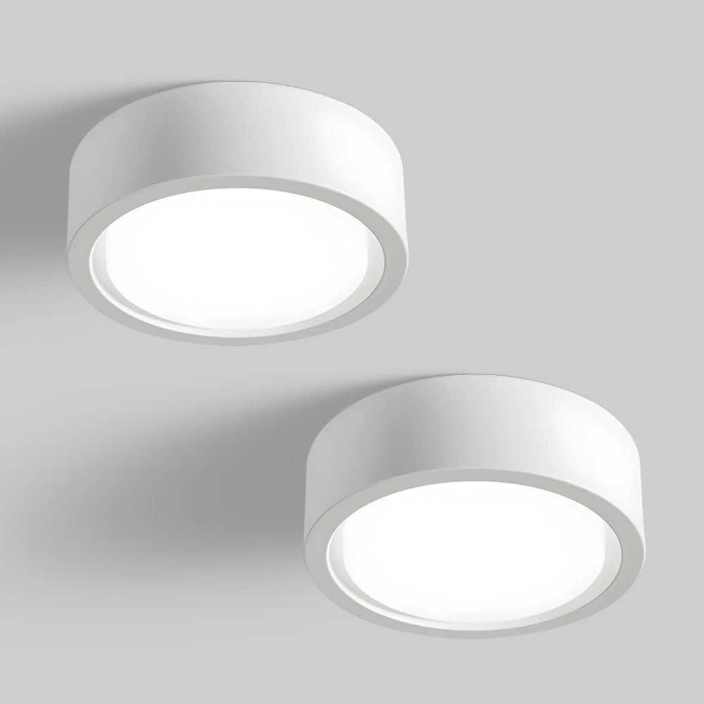 Set Of 2 Modern Hallway Flush Ceiling Mount Light