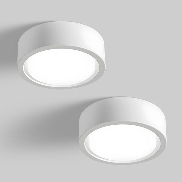 Set Of 2 Modern Hallway Flush Ceiling Mount Light