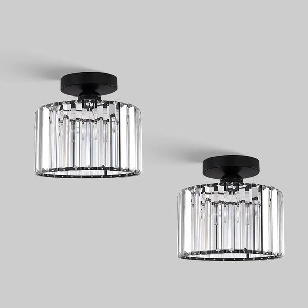 Set Of 2 Crystal Ceiling Light