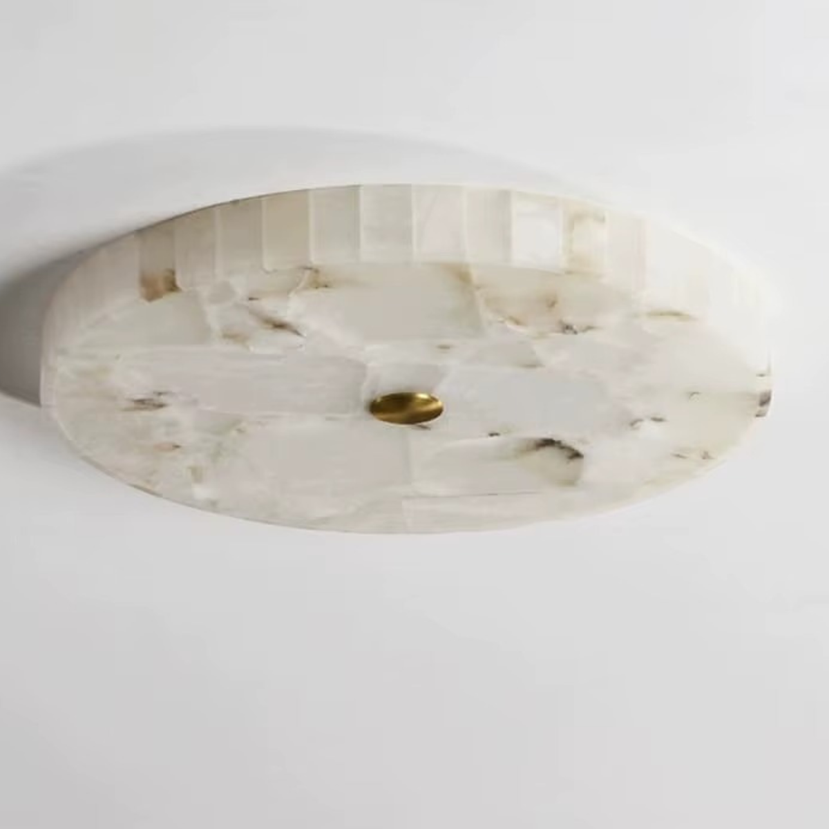 Alabaster Flush Ceiling Light