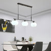 Nordic Glass Pendant Light Dining Table Adjustable Suspended Light