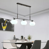 Nordic Glass Pendant Light Dining Table Adjustable Suspended Light