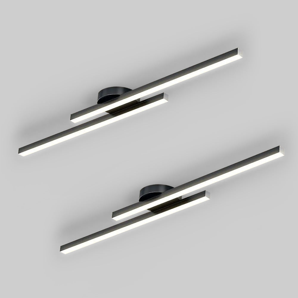 Set Of 2 Modern Linear LED Ceiling Lights