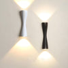 Modern Minimalist Up And Down Outdoor Wall Lights