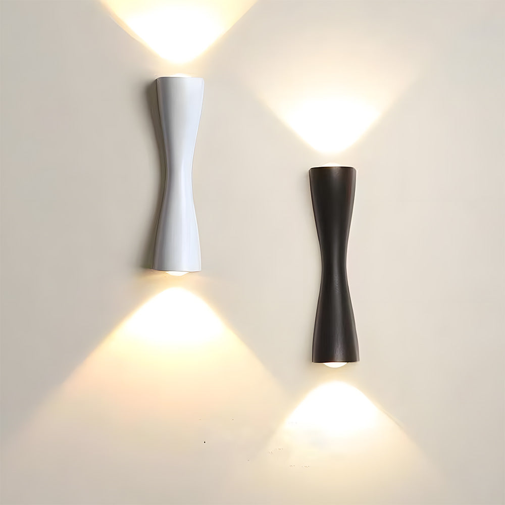 Modern Minimalist Up And Down Outdoor Wall Lights