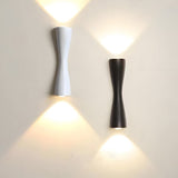 Modern Minimalist Up And Down Outdoor Wall Lights