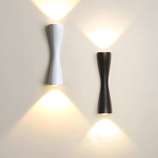 Modern Minimalist Up And Down Outdoor Wall Lights