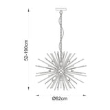 Alexus 9-Light Sputnik Chandelier