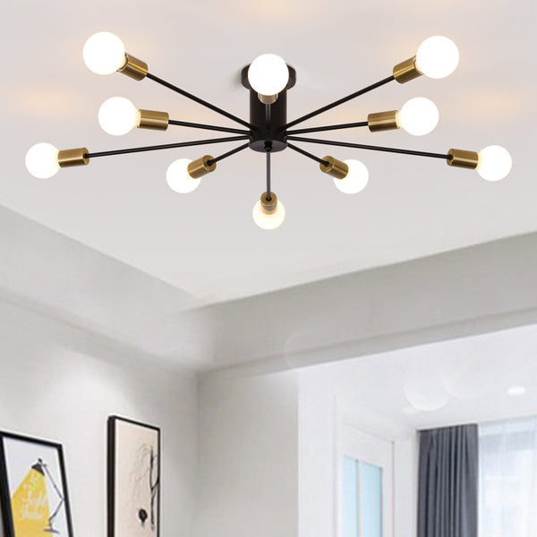 Annalese 10-Light Sputnik Sphere Semi Flush Mount
