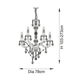 Atticus 12-Light Candle Style Chandelier