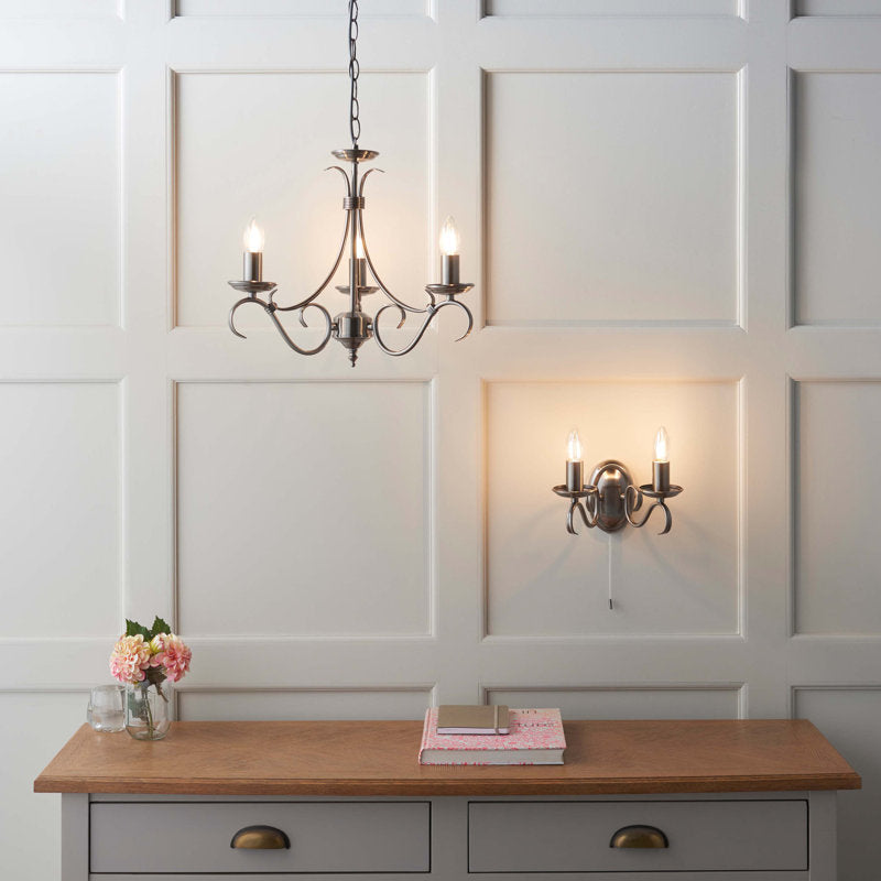 Barney 3-Light Candle Style Chandelier