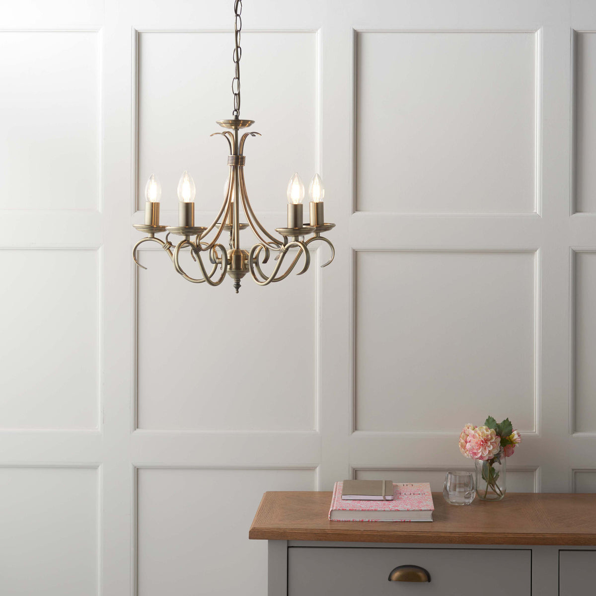 Barney 3-Light Candle Style Chandelier