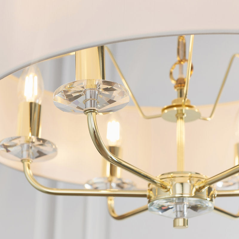 Basilia 6-Light Drum Chandelier