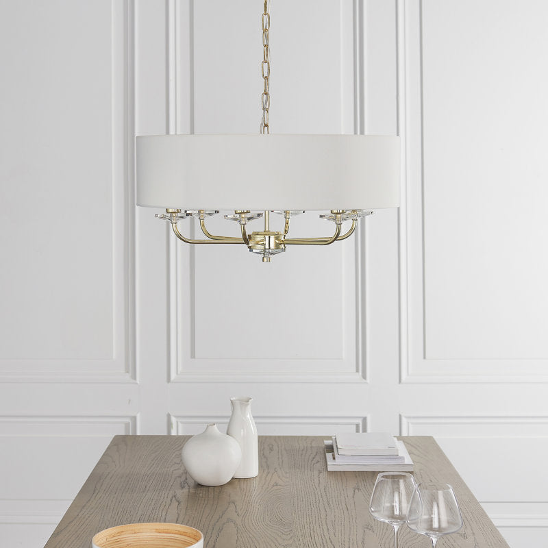 Basilia 6-Light Drum Chandelier