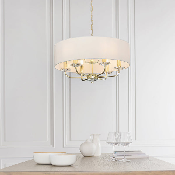 Basilia 6-Light Drum Chandelier
