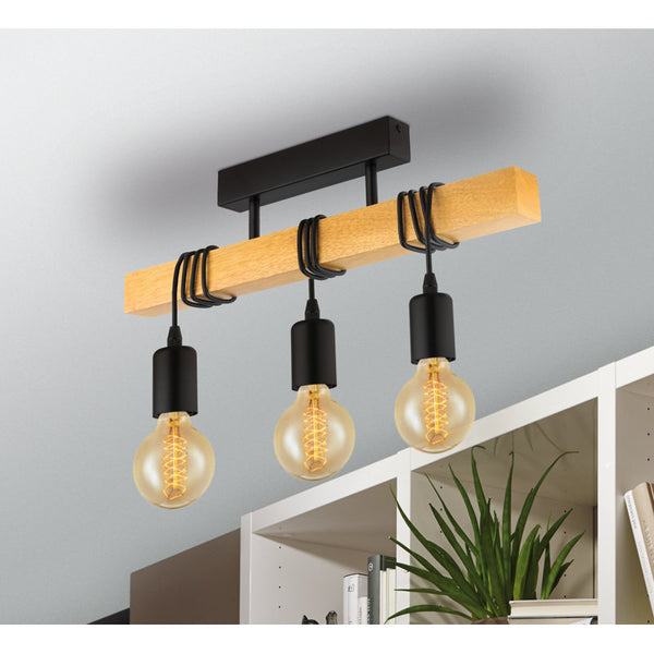 Boaz 3-Light Semi Flush Mount Ceiling Light