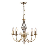 Bratton 5-Light Twist Candle Style Chandelier