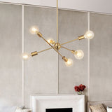 Braunste 6-Light Industrial Sputnik Chandelier