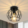 Metal Cage Ceiling Lampshade Black Ceiling Lights