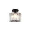 Crystal Prism Flush Mount Ceiling Light 22cm
