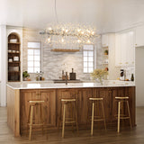 Dandelion 8-Light Sputnik Crystal Chandelier