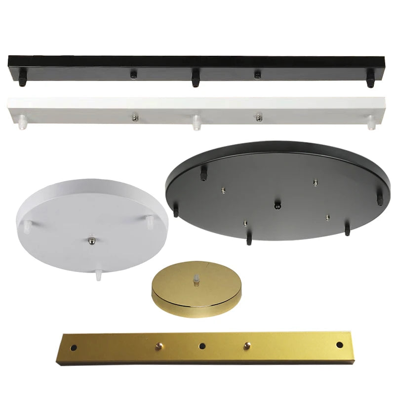 DIY Ceiling Mounted Base Canopy Plate Multi Heads Chandeliers