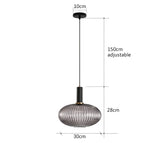 Retro Restaurant Colorfull Glass Pendant Lights Creative Living Room