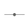 Black LED Vanity Light 60cm