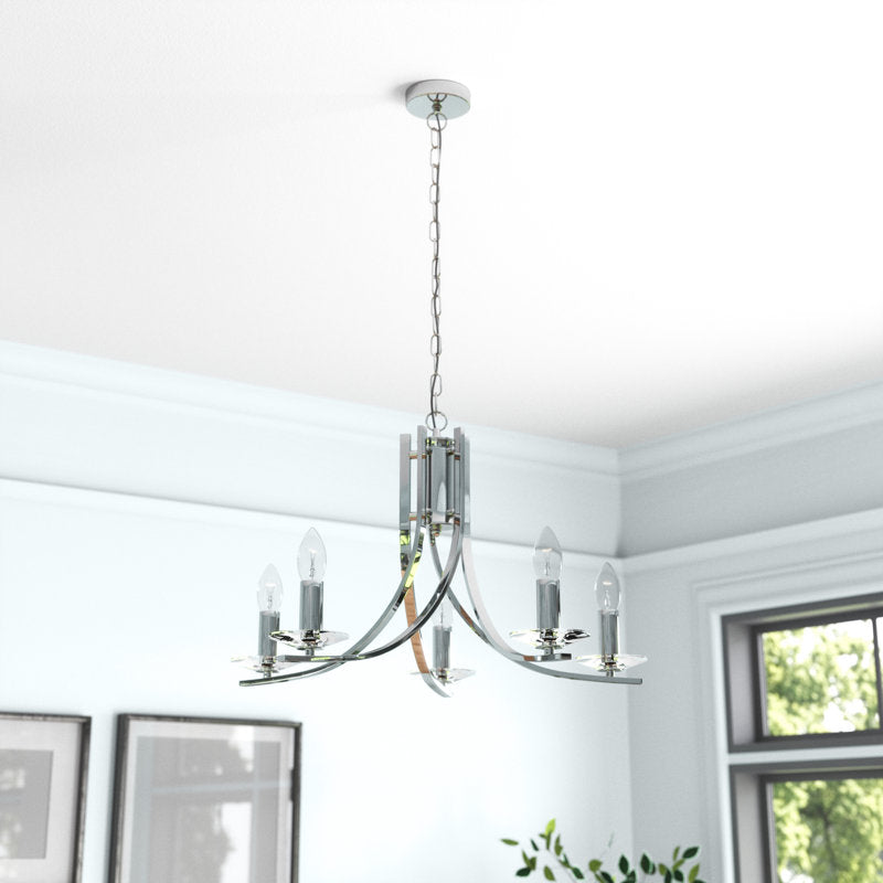 Pamelia 5-Light Candle Style Chandelier