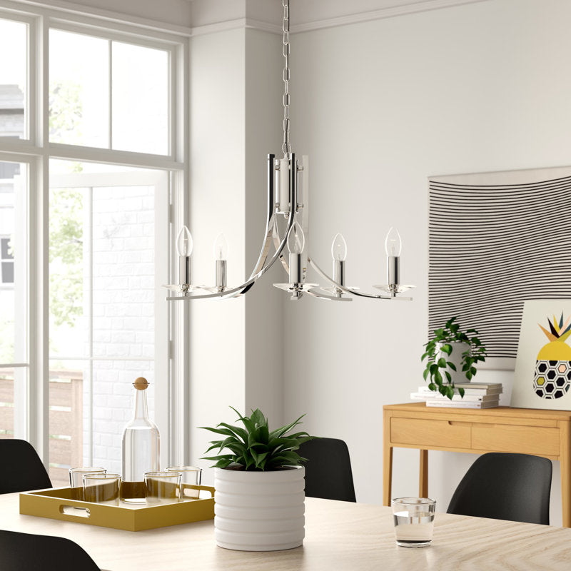 Pamelia 5-Light Candle Style Chandelier
