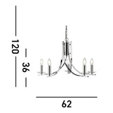 Pamelia 5-Light Candle Style Chandelier
