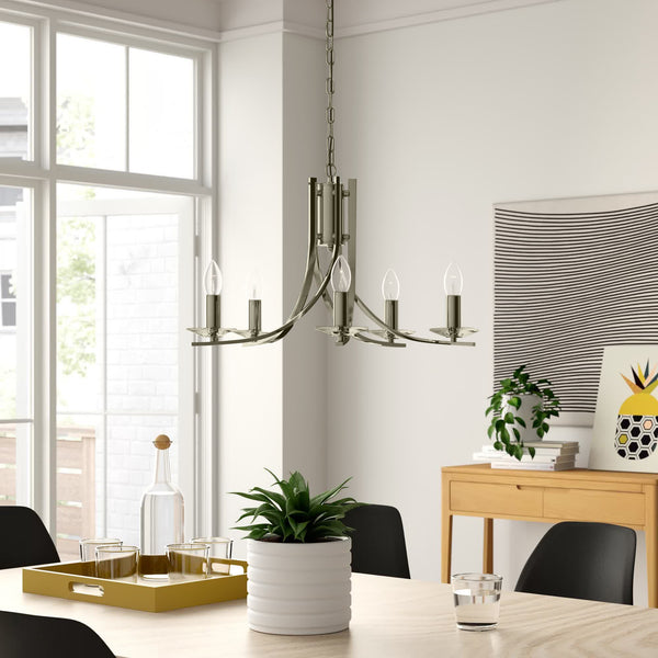 Pamelia 5-Light Candle Style Chandelier