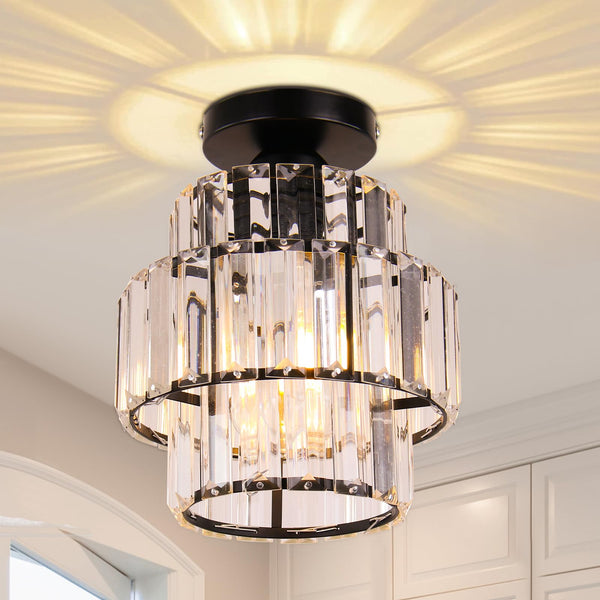 Luxury Glass Flush Mount Ceiling Light Fixture