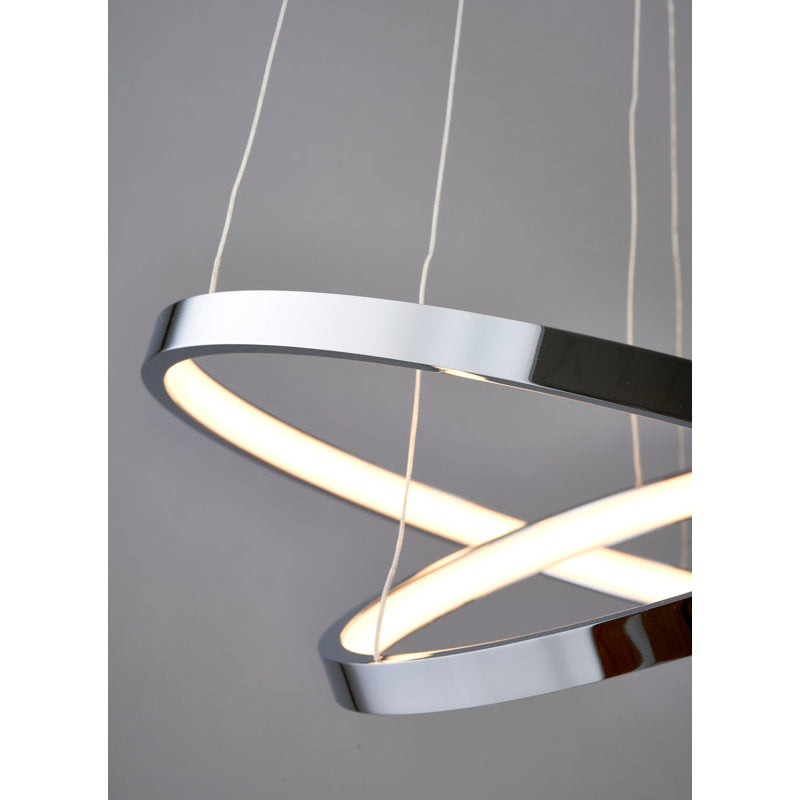 Rumbaugh 2-Light Wagon Wheel LED Chandelier