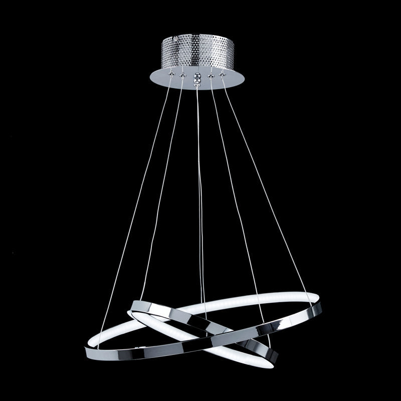 Rumbaugh 2-Light Wagon Wheel LED Chandelier