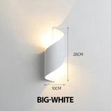 Spiral Design LED Wall Lamp 10W Indoor Wall Lights