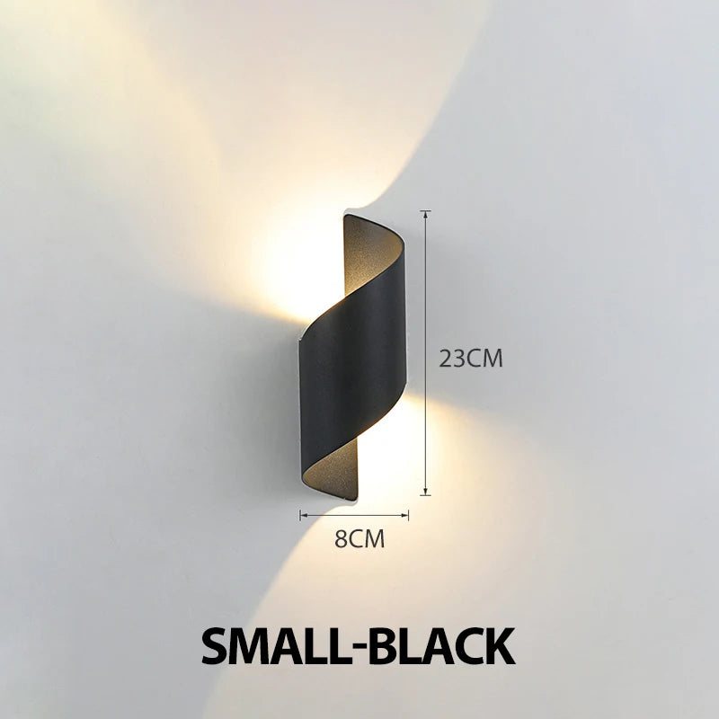 Spiral Design LED Wall Lamp 10W Indoor Wall Lights