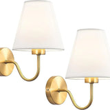 Modern Fabric Wall Lamps Retro Bedside Wall Lamp Living