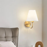 Modern Fabric Wall Lamps Retro Bedside Wall Lamp Living