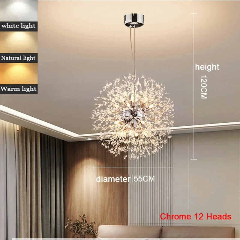 Modern Dandelion LED Lighting Pendant Lights Living Room