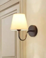 Modern Fabric Wall Lamps Retro Bedside Wall Lamp Living