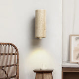 Wabi Sabi Yellow Marble Wall Lamp LED Bedside Japan